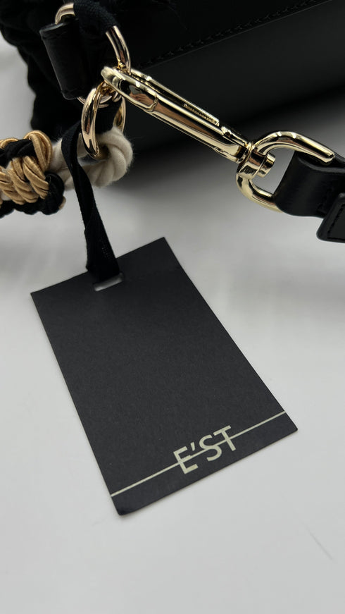 Borsa a secchiello in pelle