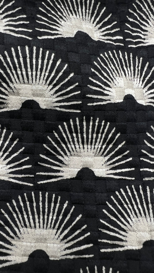 Giacca lana-seta nera