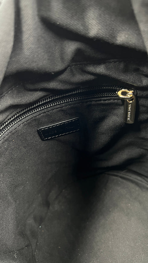 Borsa a secchiello in pelle