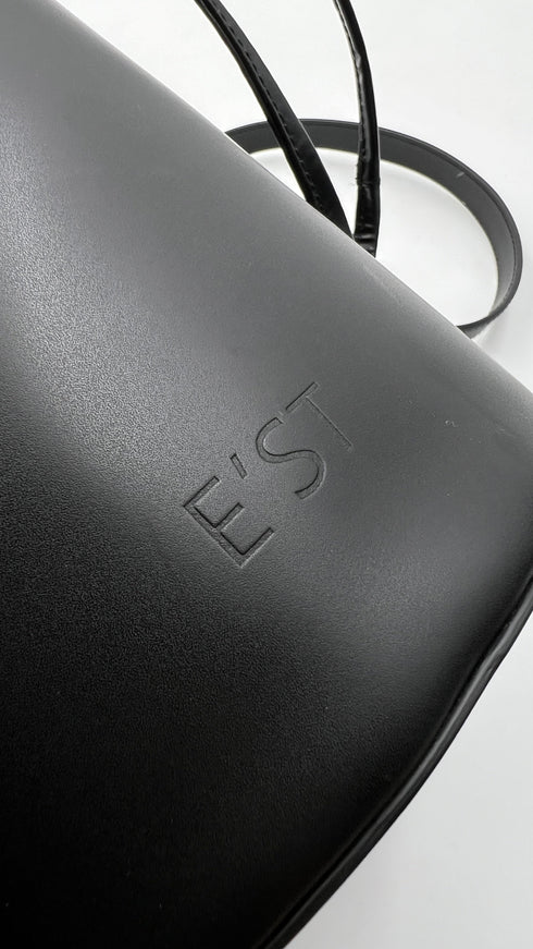 Borsa a secchiello in pelle