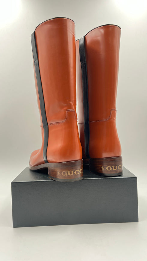 Stivali logo tacco N.9