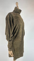 Abito corto in suede