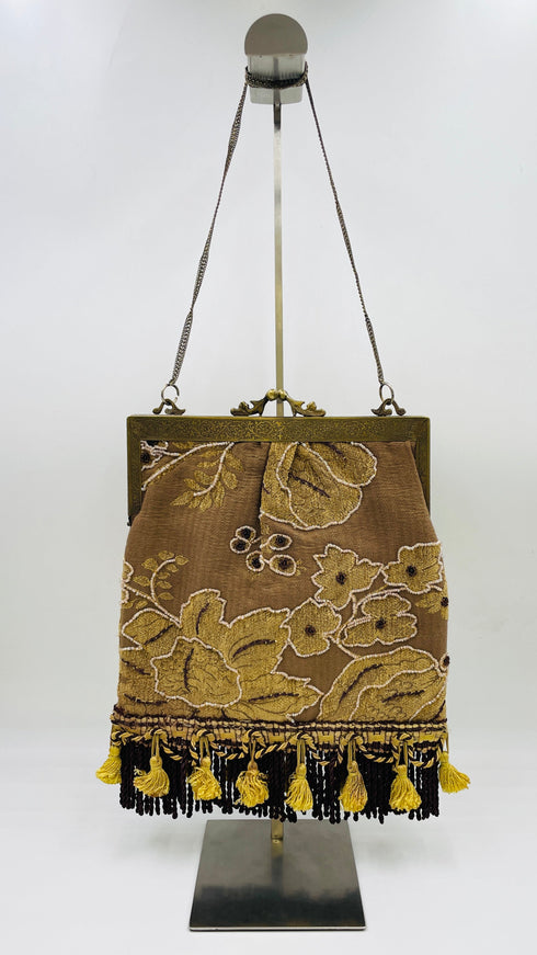 Borsa tessuto ricamato