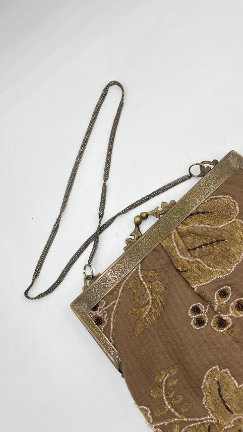 Borsa tessuto ricamato