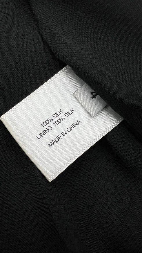 Abito midi animalier seta