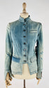 Giacca denim sfiancata