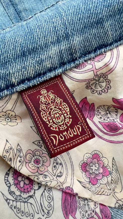 Giacca denim sfiancata