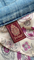 Giacca denim sfiancata