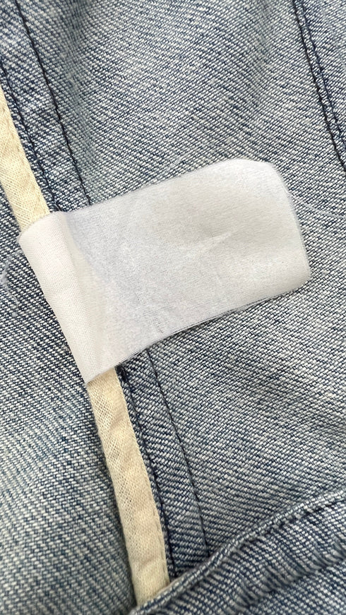 Giacca denim sfiancata