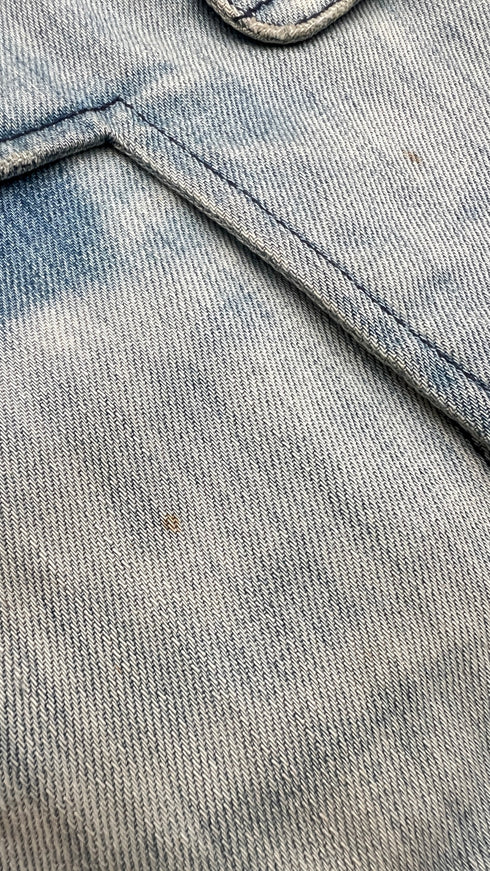 Giacca denim sfiancata