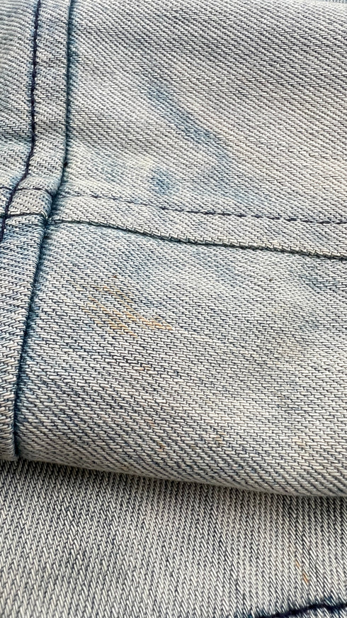 Giacca denim sfiancata