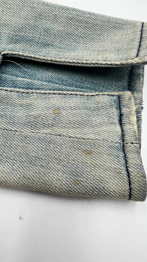Giacca denim sfiancata