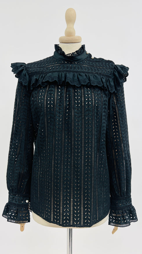 Camicia san gallo con perle