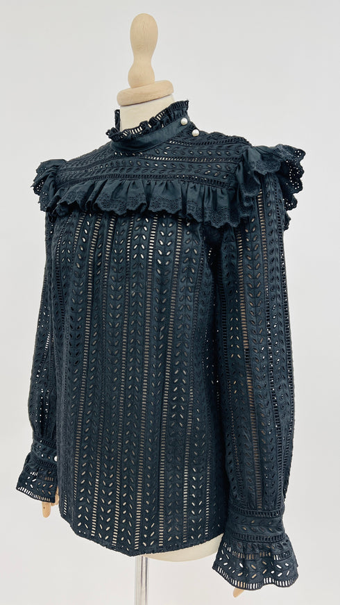 Camicia san gallo con perle