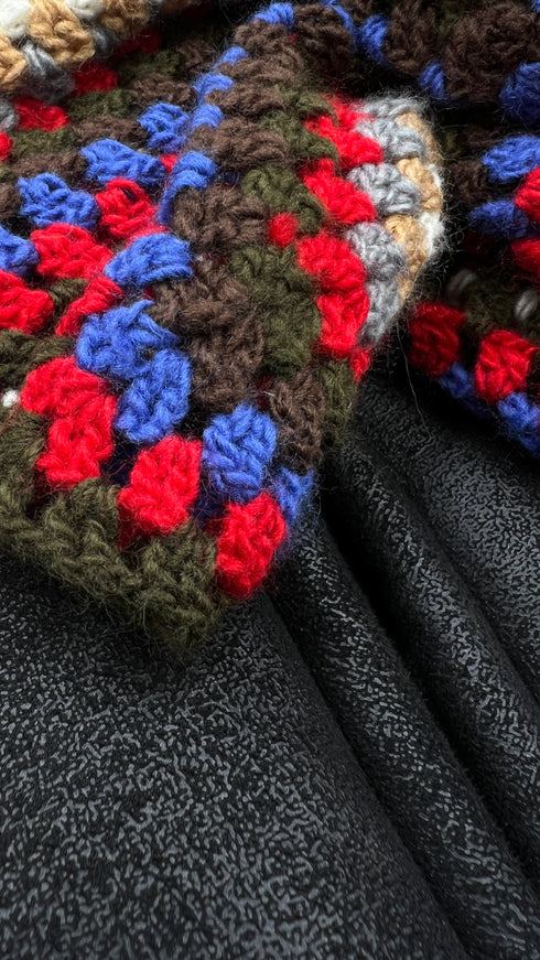 Montone maniche ad uncinetto