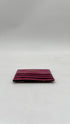 Portacarte fucsia metallizzato