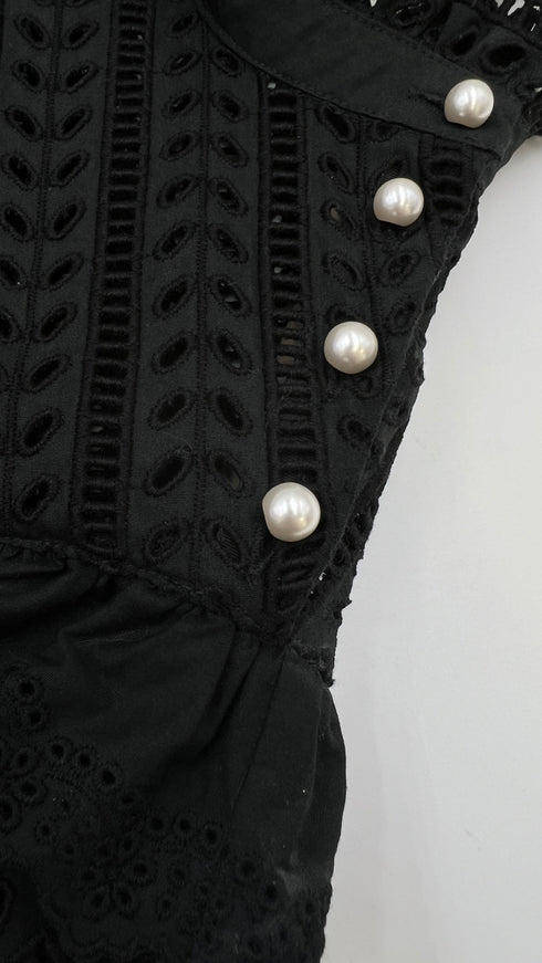 Camicia san gallo con perle