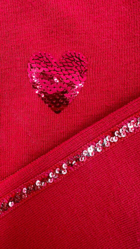 Maglia monospalla cuore