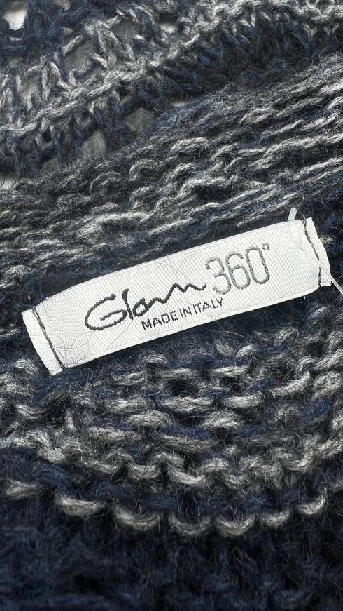 Cardigan righe ondulate