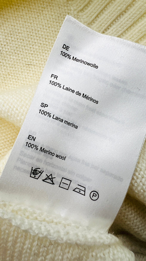 Maglia in lana bianca