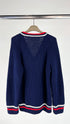 Maglione V blu