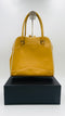 Borsa in pelle color senape