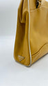 Borsa in pelle color senape