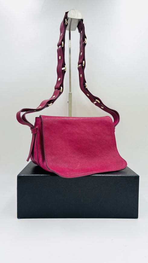 Borsa a spalla magenta