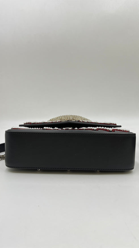 Borsa in pelle ricamata