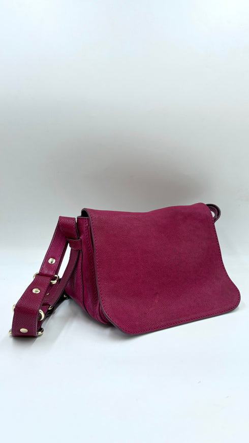 Borsa a spalla magenta