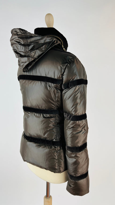 Piumino inserti in velluto