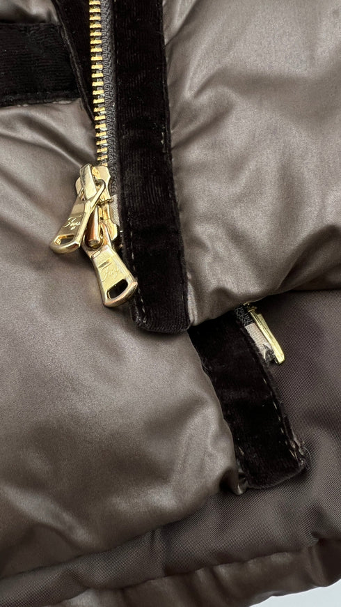 Piumino inserti in velluto