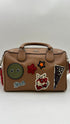 Borsa a bauletto patches