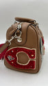 Borsa a bauletto patches