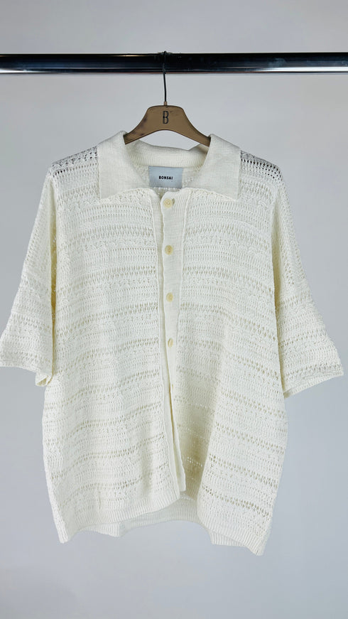 Camicia in cotone-lino