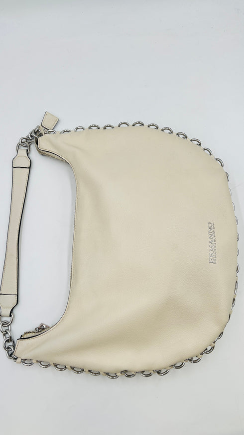 Borsa mezzaluna pelle