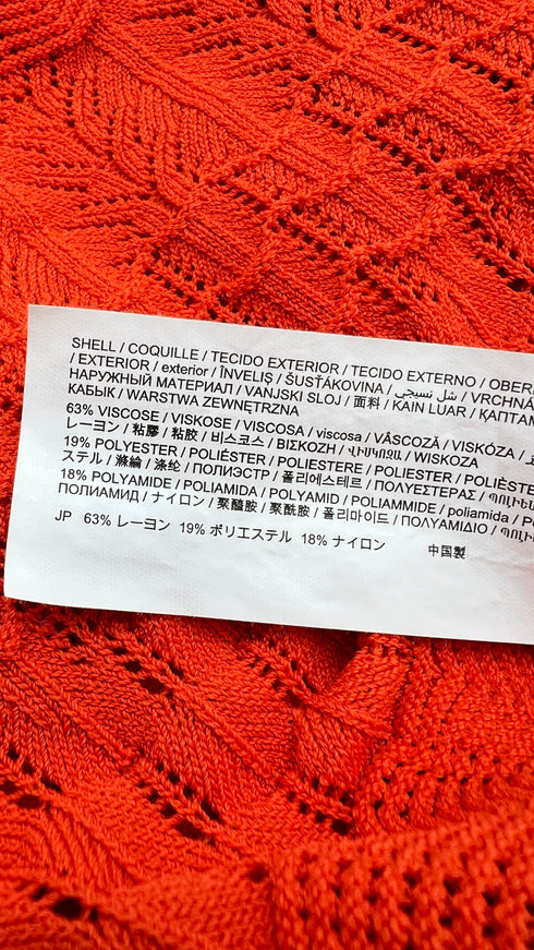 Maglia girocollo traforato