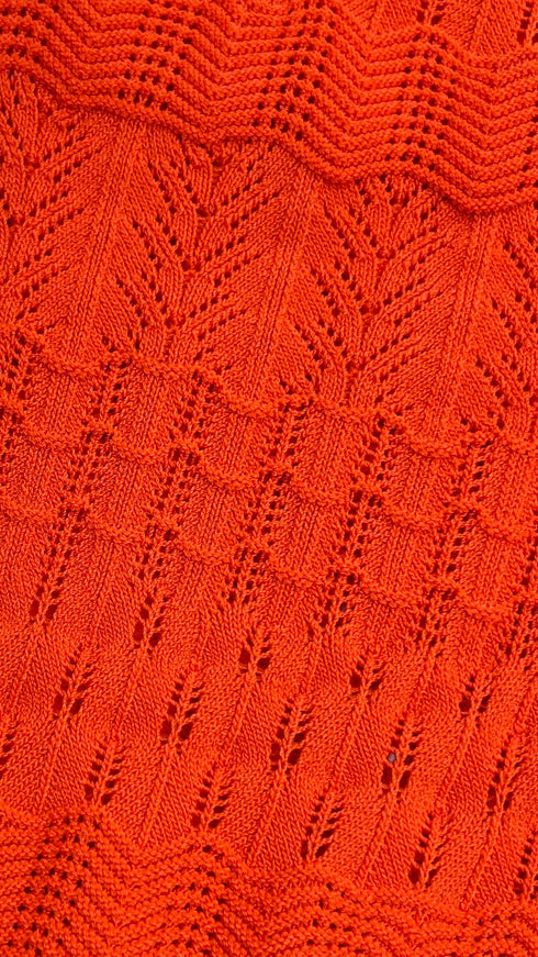 Maglia girocollo traforato
