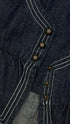 Gilet denim con cartellino