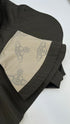 Blazer gessato con cartellino