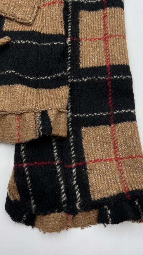 Cardigan corto tartant