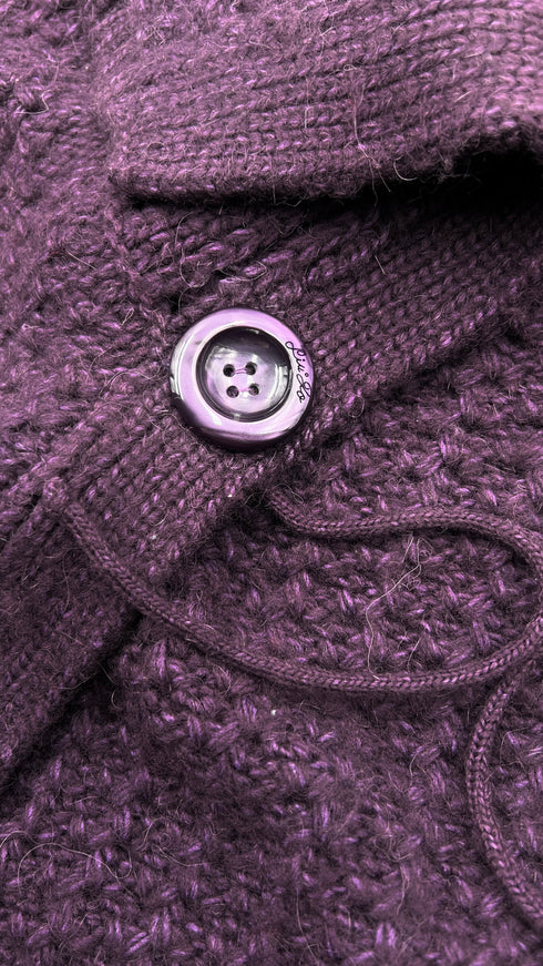 Gilet con maxi scollo