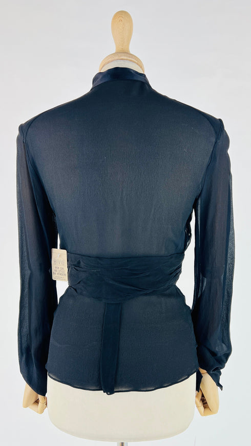 Camicia con drappeggio