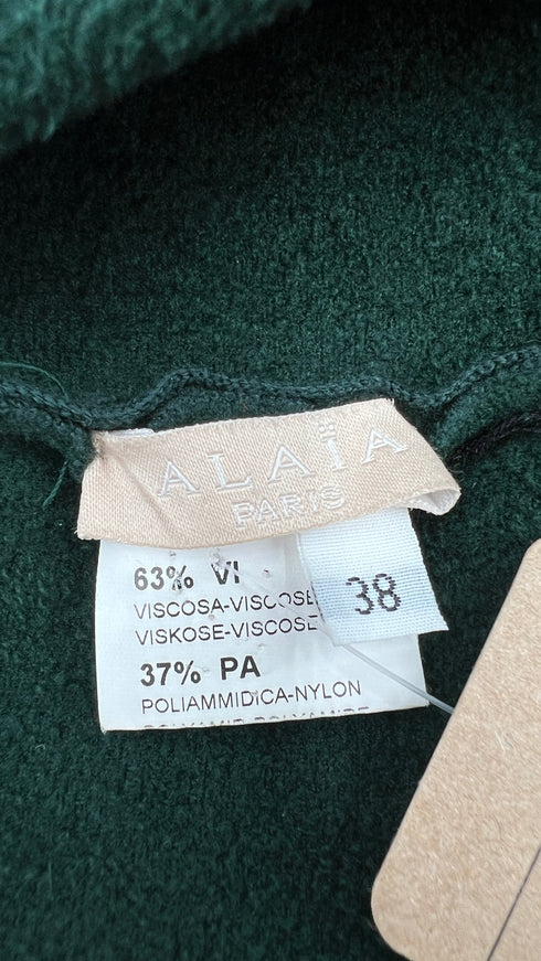 Abito corto verde smeraldo