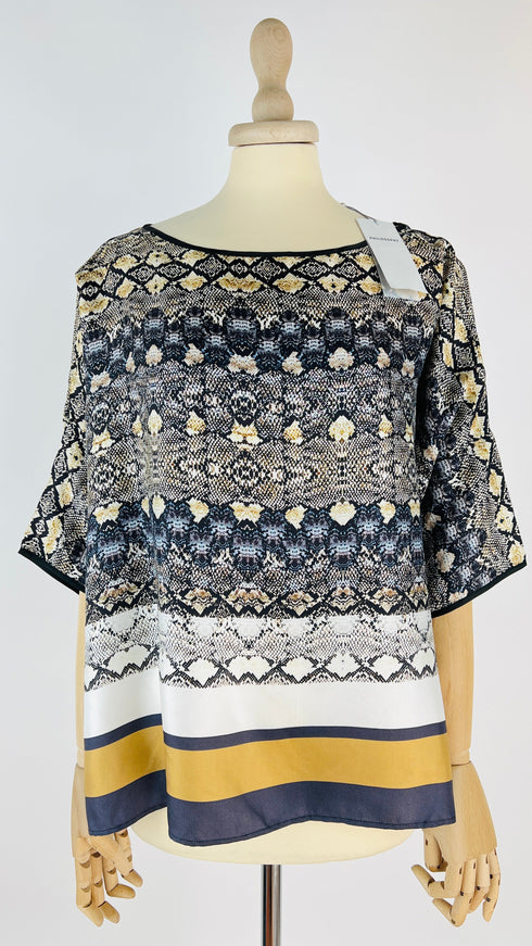 Top kaftano con cartellino