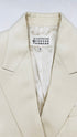 Gilet bianco doppiopetto