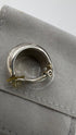Orecchini in argento con logo