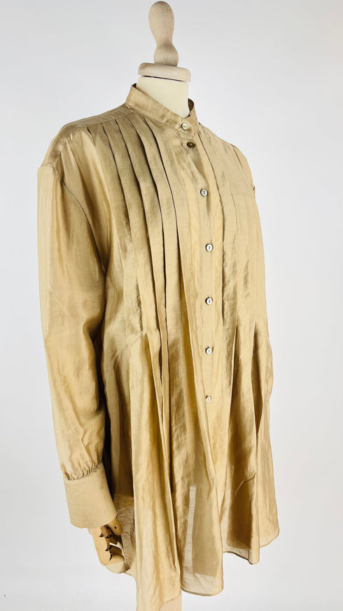 Camicia plisettata over