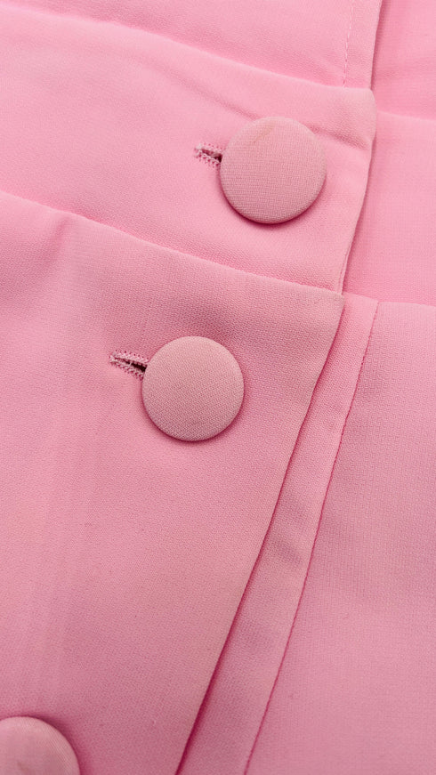 Gonna corta maxi bottoni