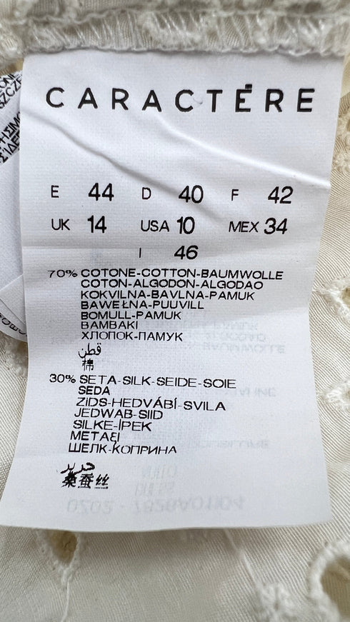 Abito corto pizzo san gallo